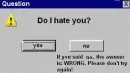 I hate you