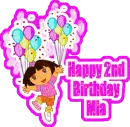 Happy 2nd Birthday Mia