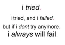 trying