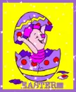piglet in a easter egg