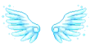 blue wings