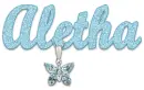 blue necklace aletha