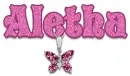purple necklace aletha