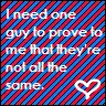 I need one guy...
