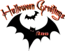 halloween greetings bat ann