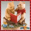The 2 Poohs (classic & modern pooh bear) glitter boarder