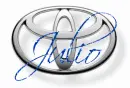 Silver Toyota Logo- Julio 