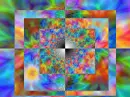 wierd rainbow colors!