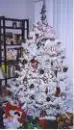 white christmas tree