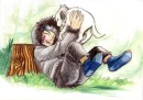 Kiba at Play