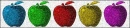 Colorful apples