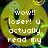 unreadable icon