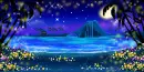 blue night