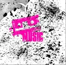 pink black casset background