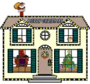 Christmas Lights on House (animated)
