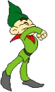 Strutting Elf (animated)