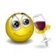 wine drinker emoticon