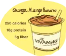 Vivanno Orange Mango Banana smoothie