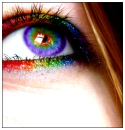 Eye of coulorful