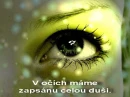 Eye with quote