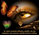 Eye with quote