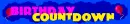 Birthday Countdown Header