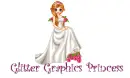 glitter graphic princess