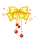 yellow bow