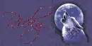 Wolf howling at the moon- Ricky