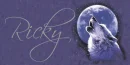 Wolf howling at the moon- Ricky