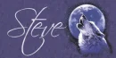 Wolf howling at the moon- Steve