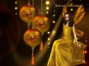 Colorful Christmas-Amber Lights (desktop or background)