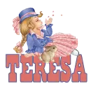 BLOWING KISSES, TERESA