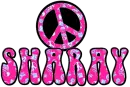 groovy hippie text (sharay)