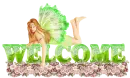 Stir the Clouds Fairy Green - Welcome