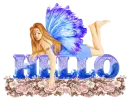 Stir the Clouds Fairy Blue - Hello