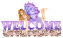Stir the Clouds Fairy Lavender - Welcome