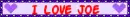 Blinkie- I Love Joe