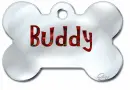 Dog Bone Tag (roll effect)- Buddy