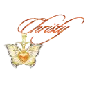 christy butterfly charm