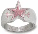 dallas cowboys pink star ring alisha