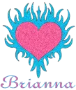 Brianna Flaming Heart