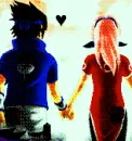 Sasuke & Sakura Holding Hands