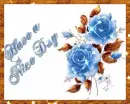 blue flowers