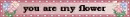 you are