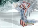 Snowbelle and her Bird (desktop)