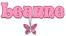 pink necklace leanne