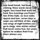 one heartbreak