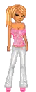 Sporty Girl Wearing Pink Tank Top