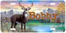 Buck Deer in the woods Tag- Bobby